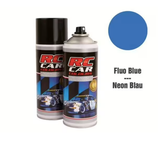 RC Car Colours Lexan Spray 150ml - Fluo Blue