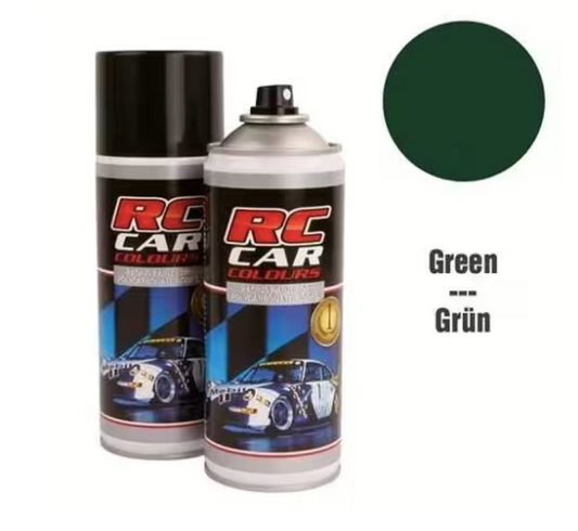 RC Car Colours Lexan Spray 150ml - British Racing Green