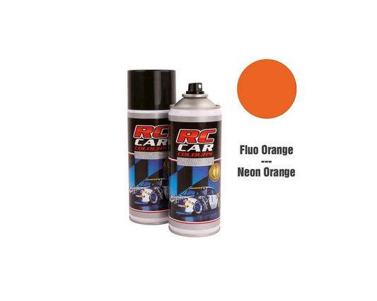 RC Car Colours Lexan Spray 150ml - Fluo Deep Orange