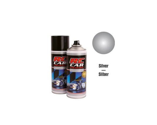 RC Car Colours Lexan Spray 150ml - Silver