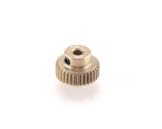 34T 64dp Aluminium Pinion