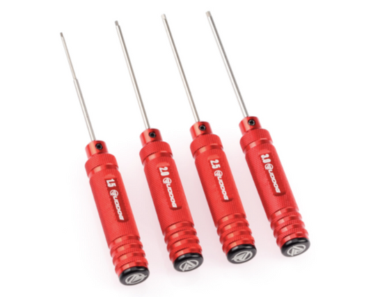 Metric Hex Driver Wrench Set (1.5 | 2.0 | 2.5 | 3.0mm)