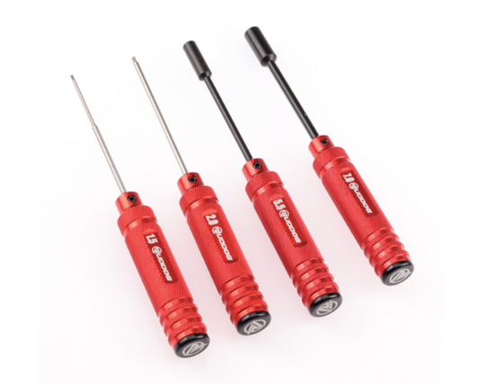 Metric Hex and Nut Driver Wrench Set (1.5 | 2.0 | 5.5 | 7.0mm)