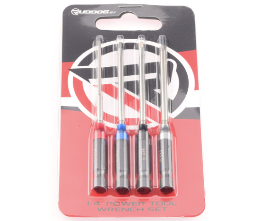 Metric Hex 1/4" Power Tool Wrench Set (1.5 | 2.0 | 2.5 | 3.0mm)