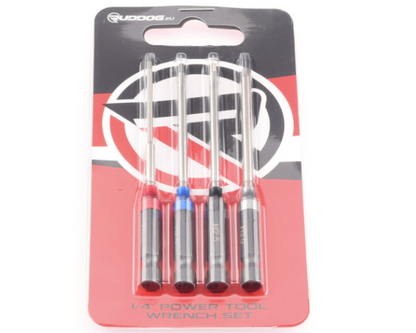 Metric Hex 1/4" Power Tool Wrench Set (1.5 | 2.0 | 2.5 | 3.0mm)