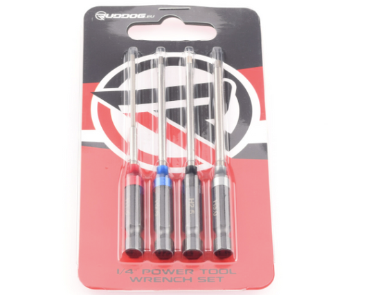 Metric Hex 1/4" Power Tool Wrench Set (1.5 | 2.0 | 2.5 | 3.0mm)