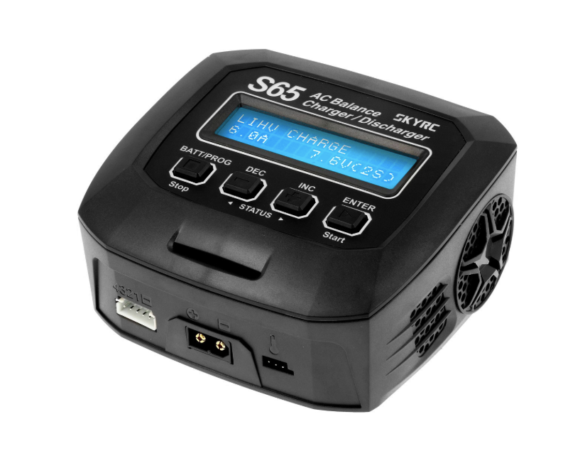 S65 AC LiPo 2-4s 6A 65W Discharger 2A 10W