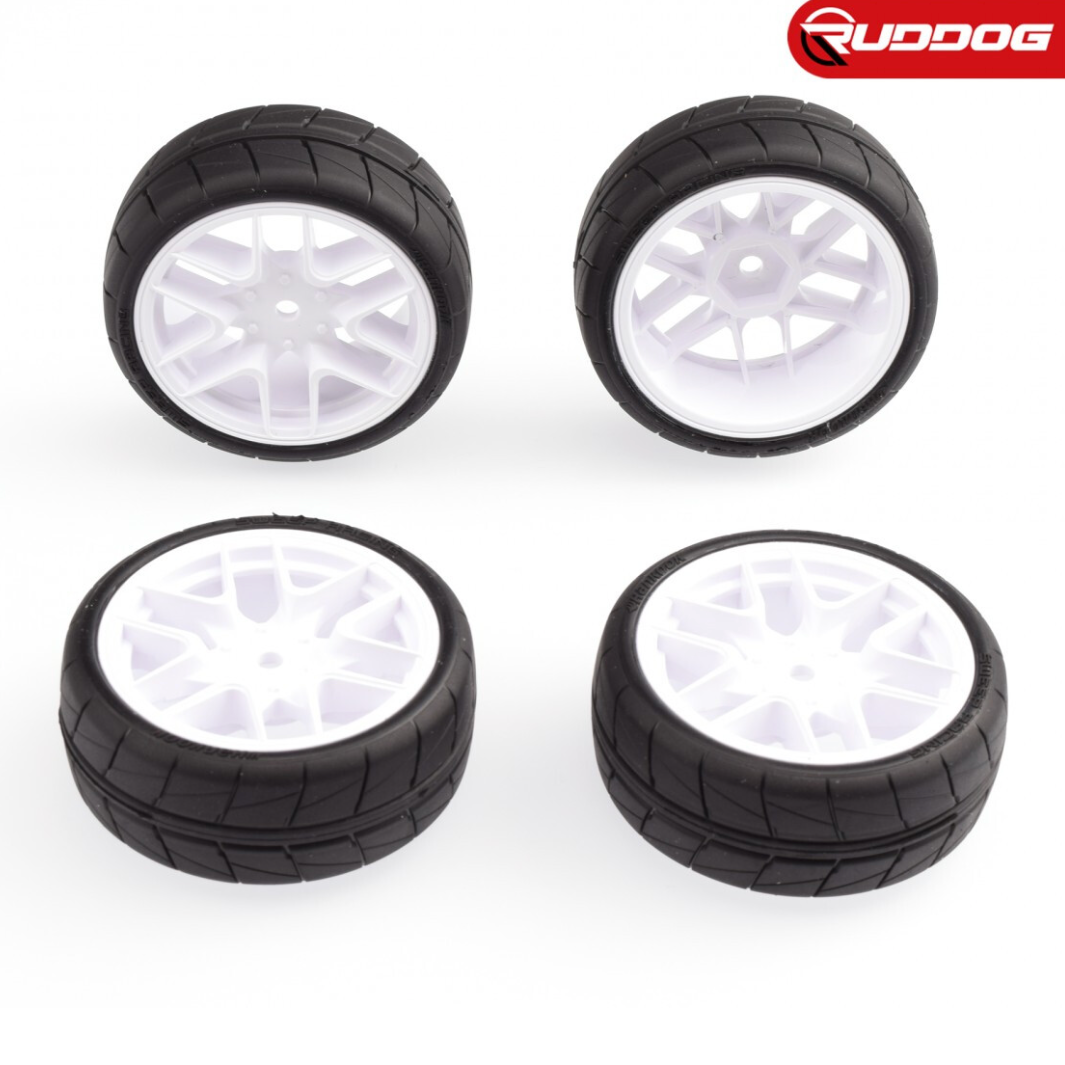 HANKOOK Tread Belted FWD Tires Set Pre-glued (D-36deg | 4pcs)