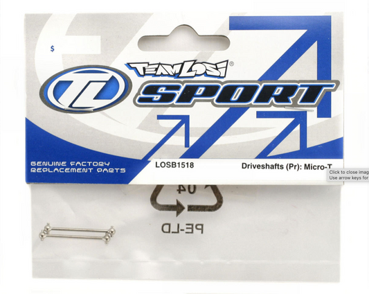 Driveshafts (2) Micro-T/B/DT
