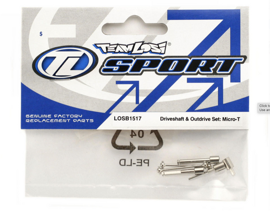 Driveshaft & Outdrive Set (Micro-T)