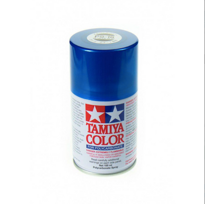 Spray Paint Can - PS-16 Metallic Blue for Polycarbonate Bodies (100ml)
