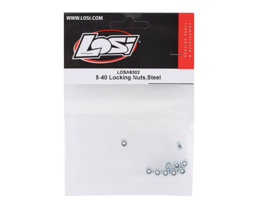 5-40 Steel Locking Nuts