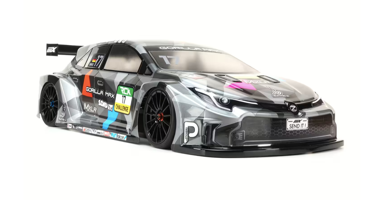 Gorilla MAX 1:10 FWD Car 190mm Body (clear) 0,7mm - REGULAR