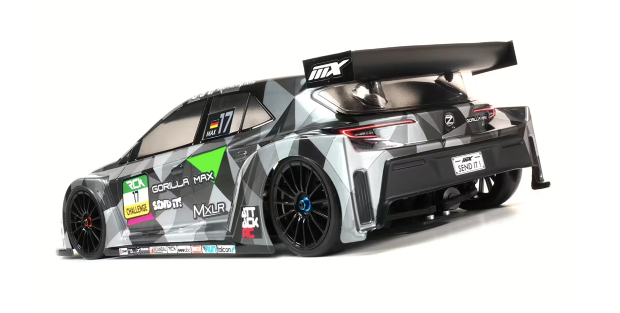 Gorilla MAX 1:10 FWD Car 190mm Body (clear) 0,7mm - REGULAR