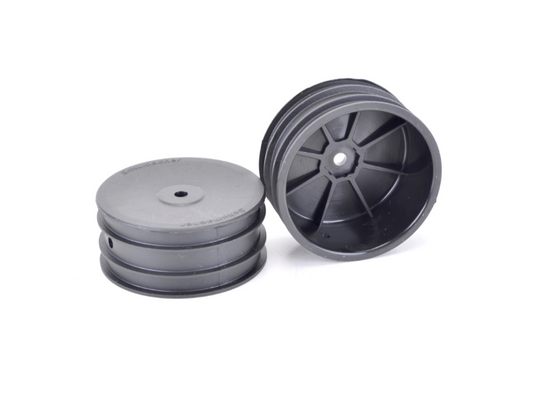 Wheel; Hex Front - Black - 4wd (2)