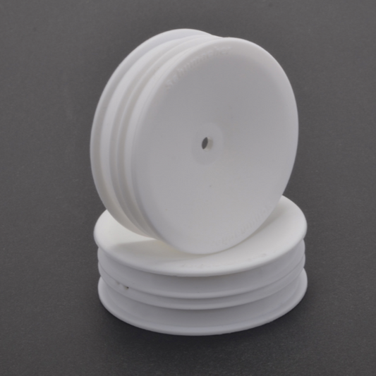 Wheel; Hex - Slim - 2wd - White (2)