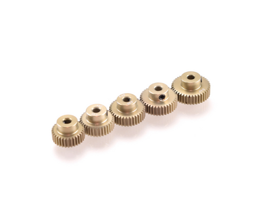 64dp Aluminium Pinion 5-Pack Even (32,34,36,38,40T)