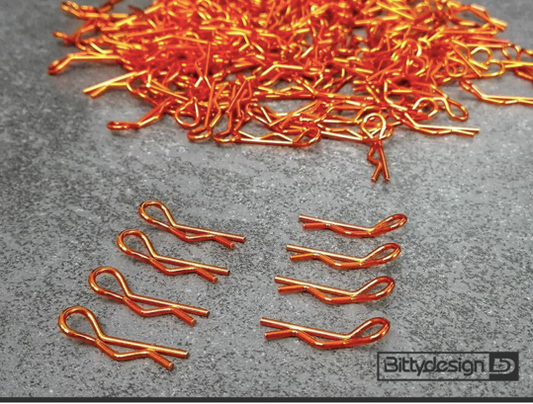 Body Clips Kit 8pcs Orange