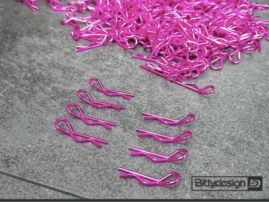 Body Clips Kit 8pcs Pink