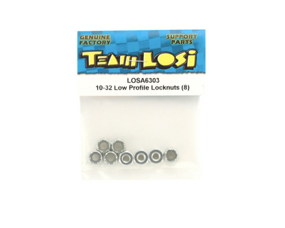10-32 Nylon Locking Nuts (Nylon & Steel)