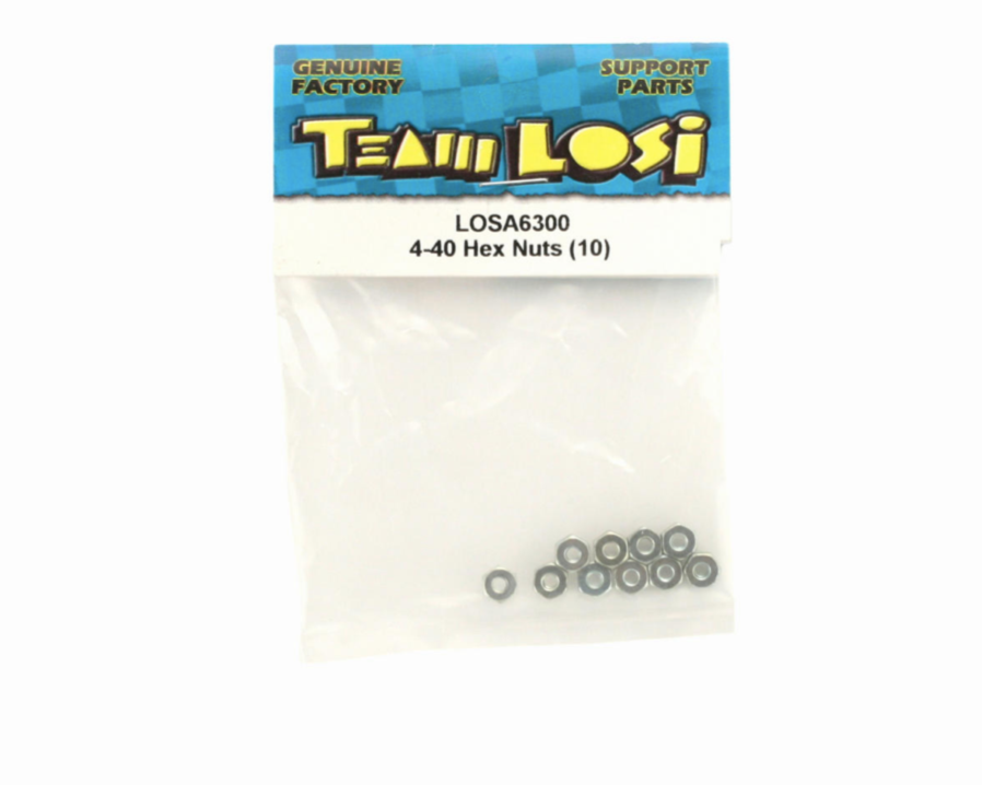 4-40 Hex Nuts (10 pcs)