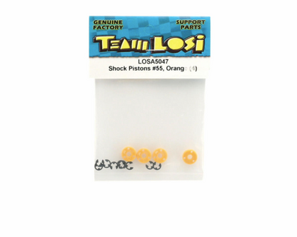 Teflon Shock Pistons #55 Orange