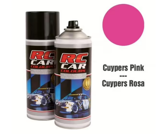 RC Car Colours Lexan Spray 150ml – Fluo Cuypers Pink