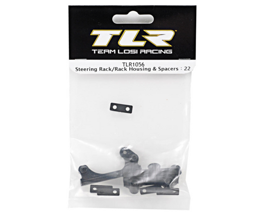 Steering Rack/Rack Housing & Spacer Set (TLR 22)
