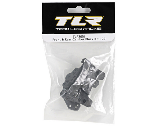 Front & Rear Camber Block Kit (TLR 22)
