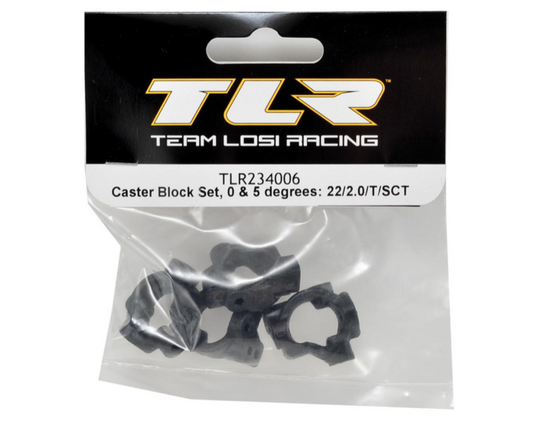 Caster Block Set, 0 & 5 degrees 22/2.0/SCT