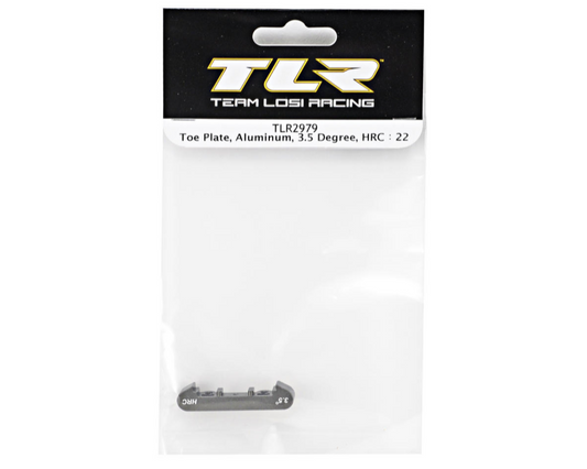 Aluminum 3.5° High Roll Center Toe Plate (TLR 22)