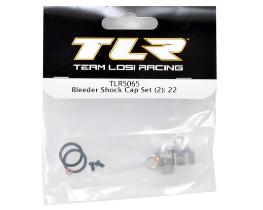 Bleeder Shock Cap Set (2) (TLR 22/22T)