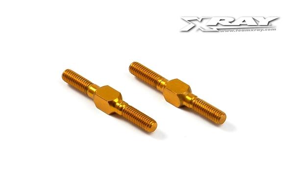 Alu Adjustable Turnbuckle 26mm M3 L/R - Orange (pair)