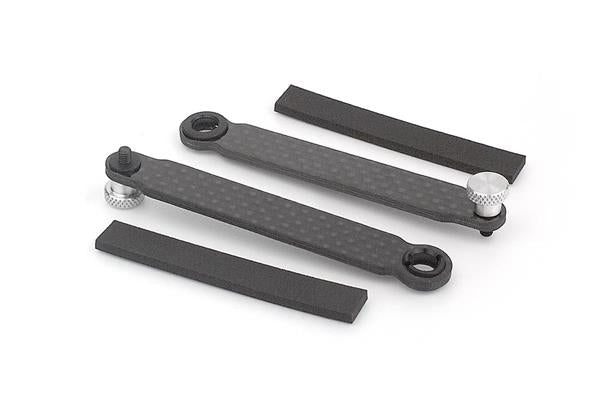 Battery Mount Strap - 2.5mm Graphite For 3 Batt. (pair)