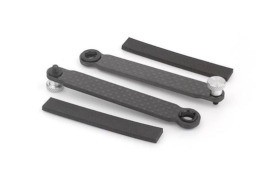 Battery Mount Strap - 2.5mm Graphite For 3 Batt. (pair)