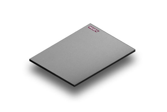 Flat Set-Up Board 1/10 & 1/12 On-Road - Lightweight- Silver Grey